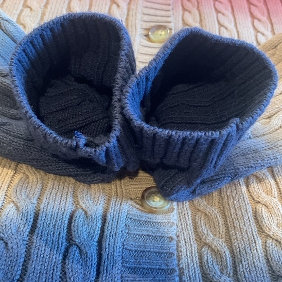 NWOT- Orvis Ombré Button Down Cable-cord Sweater Size Medium - Picture 12 of 17